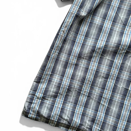 00's GAP / Open Collared Plaid Shirt / L / Used