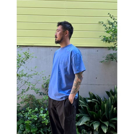 Color at Against Originals / Geoglyphs Tee / Flow Blue
