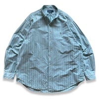 90's Ralph Lauren / "CLASSIC FIT" Striped B.D.Shirt / XXL / Used