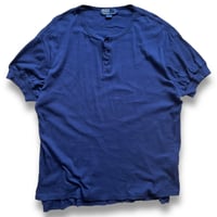 Polo Ralph Lauren / Henley Neck Tee / Navy XL / Used