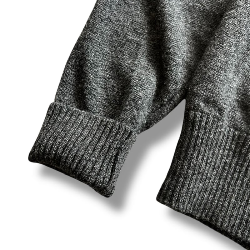 Color at Against / Wool Cardigan / Charcoal Gre