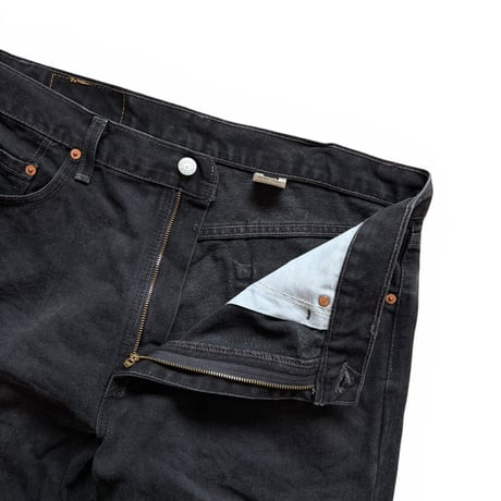 Made in USA / 90's Levi's / 550 Denim Pants Length Custom / Black 36 / Used