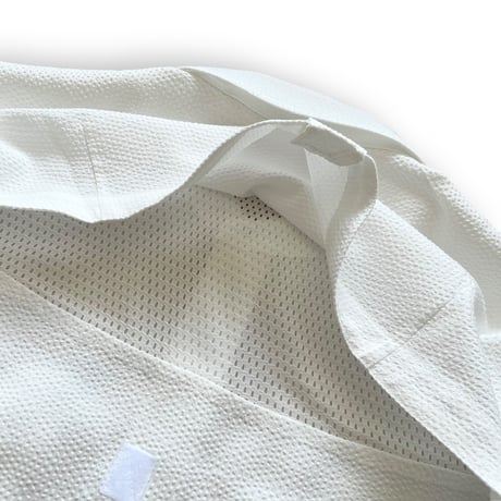 Color at Against Originals / Seersucker Field Shirt / White