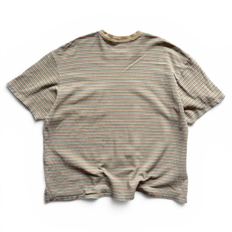 Levi's / Pocketed Striped Tee / Beige XL / Used