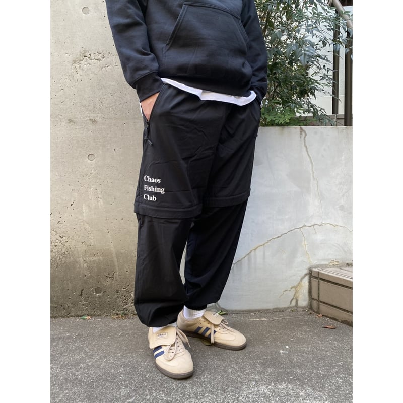 Chaos Fishing Club / 2WAY Track Pants / BLACK |
