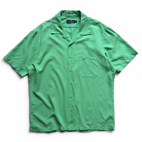 BUGATCHI / Open Collared Shirt / Green L / Used