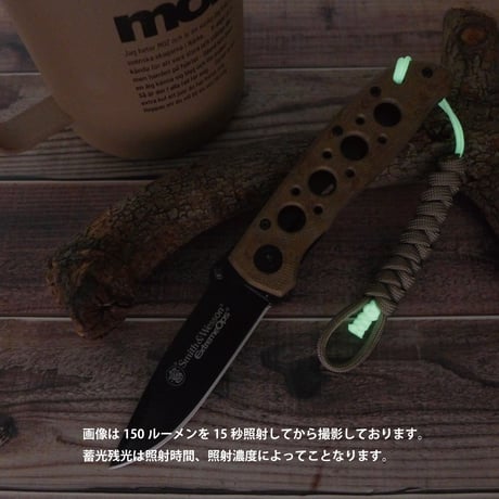 スミス & ウェッソン フォルディング ナイフ CK105HD パラコード ランヤード 付き