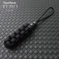 EDC カルピ  KURO 黒 2本入り パラコード ジッパープル  日本製