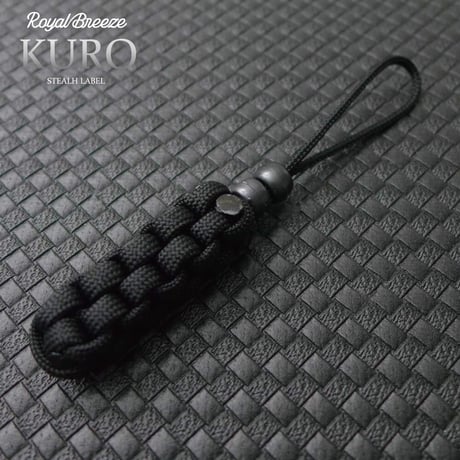 EDC カルピ  KURO 黒 2本入り パラコード ジッパープル  日本製