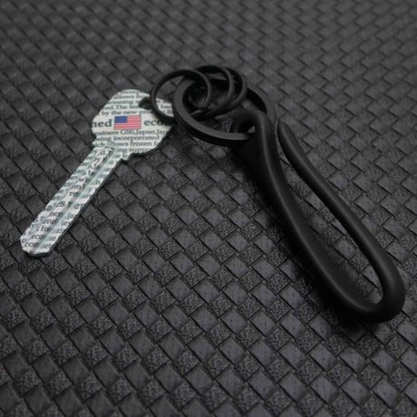 Kuro EDC ブラックバーン 真鍮 黒メッキ キーホルダー  L  日本製