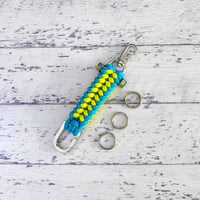 EDC バルヴァ トロイピカル カラー パラコード キーホルダー 日本製