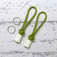 EDC フォゴ モス 2本セット 蓄光 425 パラコード ジッパープル  日本製