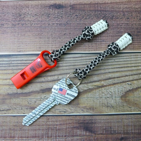 EDC フォゴ シルバー ブラック ダイヤモンド 2本セット 蓄光 425 パラコード ジッパープル  日本製