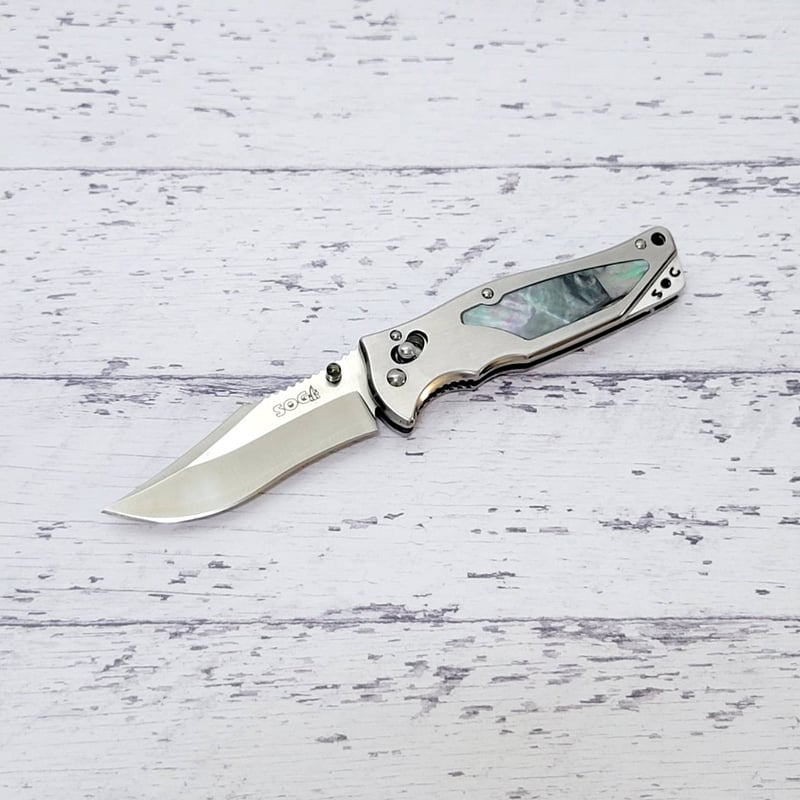 SOG ソグ スティングレイ パール フォルディング ナイフ 日本製