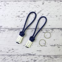 EDC フォゴ フェデラル スタンダード ネイビー 2本セット 蓄光 425 パラコード ジッパープル  日本製