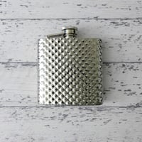 スレンレス エンボス ヒップ フラスコ スキットル 180ml