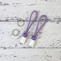 EDC フォゴ シャイン ライラック 2本セット 蓄光 425 パラコード ジッパープル  日本製