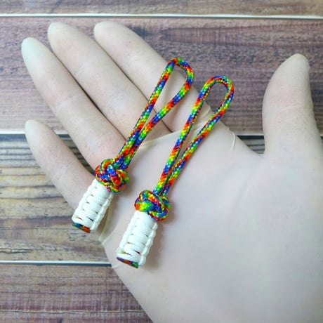 EDC フォゴ ヒッピー 2本セット 蓄光 425 パラコード ジッパープル  日本製