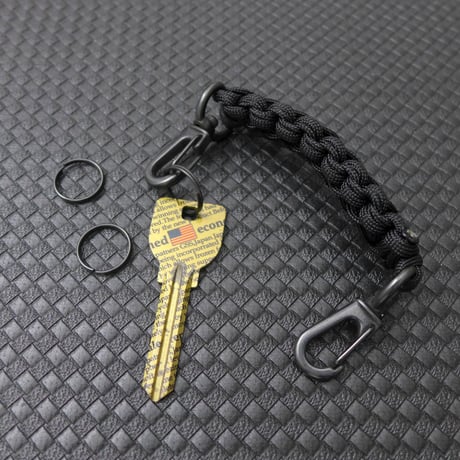 Kuro EDC ストロンボーリ ダブル パラコード ランヤード キーホルダー 日本製