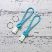 EDC フォゴ ターコイズ 2本セット 蓄光 425 パラコード ジッパープル  日本製