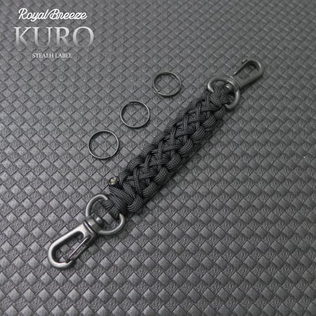 Kuro EDC ストロンボーリ ダブル パラコード ランヤード キーホルダー 日本製