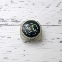 ロイヤルブリーズ 20mm ベルト用 クリア スクエア リスト コンパス 方位磁石 ノーマーク 蓄光 IPX8 日本製