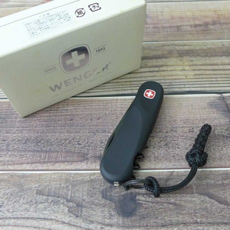2008年 Wenger ブラックアウト 63 限定ボックス パラコード ランヤード付き