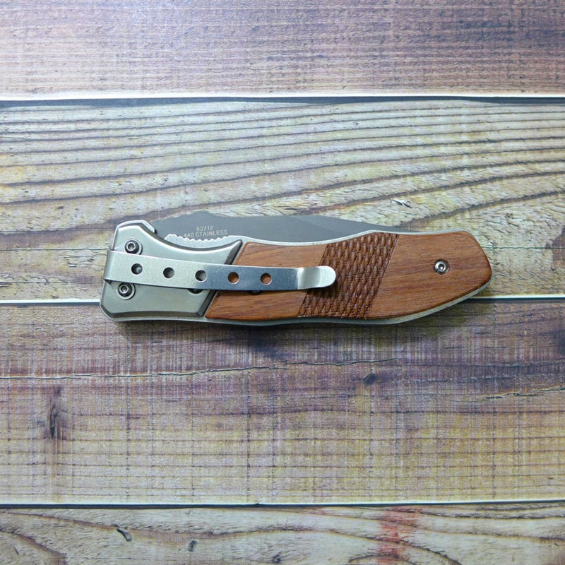 コンパクトナイフ パラコードハンドル パラコードでナイフのグリップの編み方！ Paracord Knife Handle