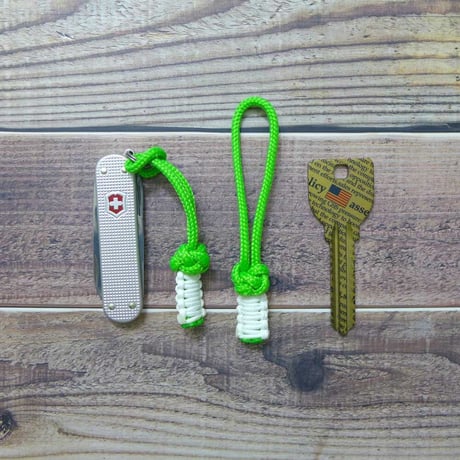 EDC フォゴ ブライト グリーン 2本セット 蓄光 425 パラコード ジッパープル  日本製