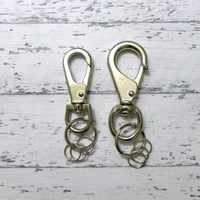 EDC ランゲル ニッケル スイベル ヨット スナップ  FOB キーホルダー