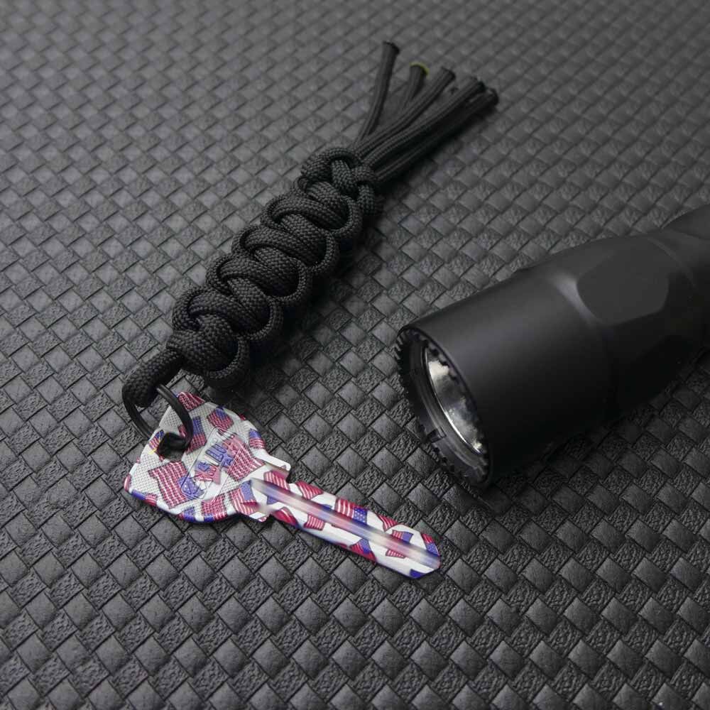 Kuro EDC アンピロ 黒 わさび パラコード キーホルダー 日本製 | royal