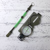 YCM 自衛隊モデル レンザティック コンパス 9000L 日本製  パラコード レンジャービーズ 付き