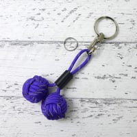 リフレクター パラコード EDC ダトン ベグレリ パープル 遊べる 運べる さくらんぼ型 安全対策 日本製