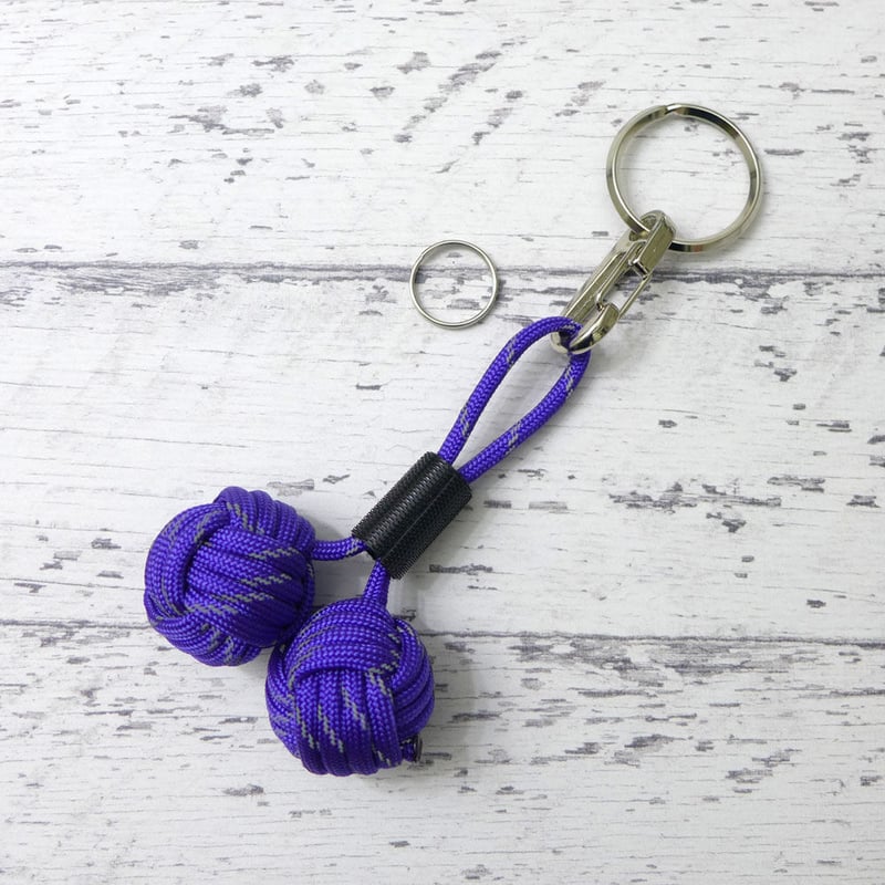 リフレクター パラコード EDC ダトン ベグレリ パープル 遊べる 運べる