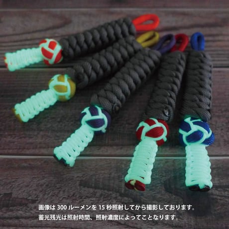 EDC イパラ 第一弾 KEY FOB ランヤード ホルダー 全5色 蓄光 マルチツール スチールリング付き 日本製