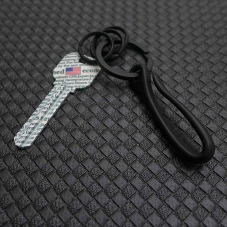 Kuro EDC ブラックバーン 真鍮 黒メッキ キーホルダー  M 日本製