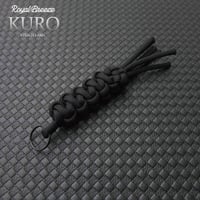 Kuro EDC アンピロ 黒 わさび パラコード キーホルダー 日本製