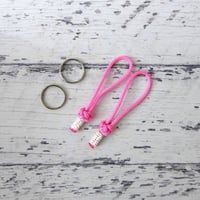 EDC マイクロ フォゴ ピンク 2本セット パラコード ジッパープル 日本製