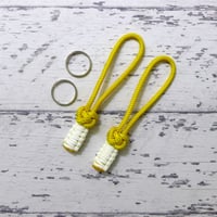 EDC フォゴ イエロー 2本セット 蓄光 425 パラコード ジッパープル  日本製