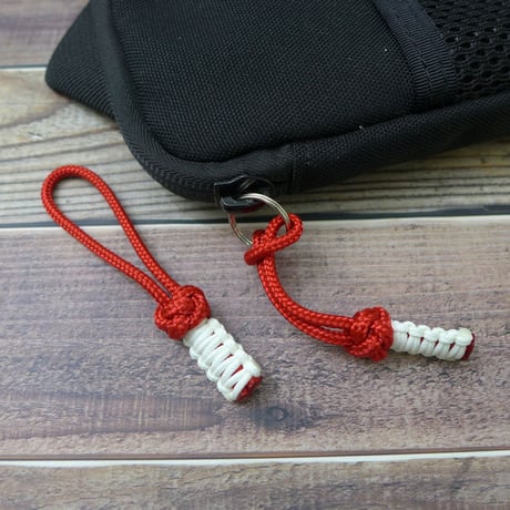 EDC フォゴ レッド 2本セット 蓄光 425 パラコード ジッパープル  日本製