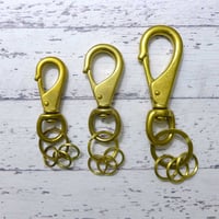 EDC ランゲル ブラス スイベル ヨット スナップ  FOB キーホルダー