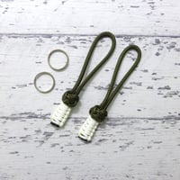 EDC フォゴ OD 2本セット 蓄光 425 パラコード ジッパープル  日本製