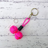 リフレクター パラコード EDC ダトン ベグレリ ピンク 遊べる 運べる さくらんぼ型 安全対策 日本製