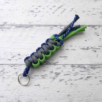 EDC アンピロ コズミック わさび パラコード キーホルダー ダブルリング付き ロイヤルブリーズ 日本製