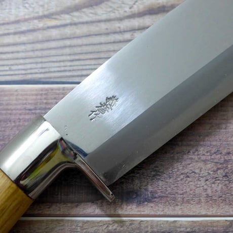 レッドオルカ 華鉈  秋友義彦作 片刃 10cm 割込白入本鍛造 日本製