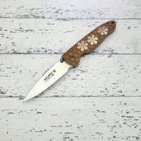 エムカスタ LMC-01410 花 限定 カスタム フォルディング ナイフ 日本製