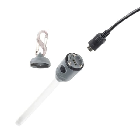 ナイトアイズ レディアント リチャージャブル LED グロースティック マルチカラー パラコード マーカー付き
