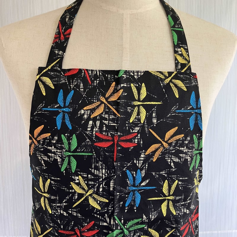 アンティーク　エプロン　イタリア製 イタリア製】胸付きシェフエプロン トンボ エゴシェフ | Qui L'Italia