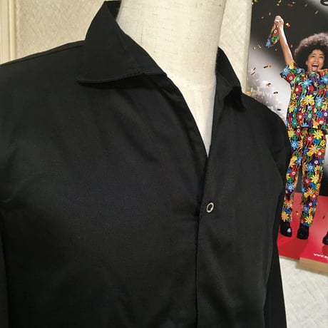 【イタリア製】コックコート　VIP ブラック（エアー・クール・プラス）エゴシェフ