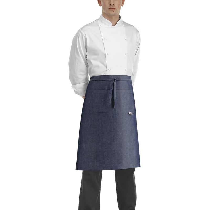 イタリア製】サロンエプロン ジーンズ エゴシェフ 現品限り | Qui L'Italia